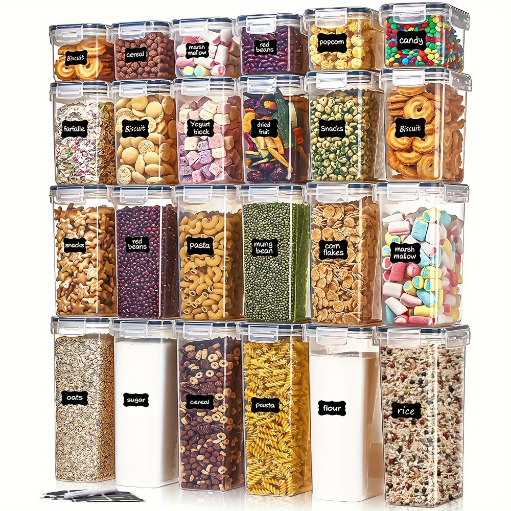 Kitchen Gadgets Pakistan - 24 ชิ้น กล่องเก็บอาหาร 12 กล่อง 12