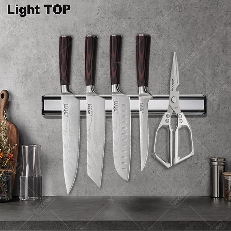 Magnetic Knife Strip - ที่เก็บมีดในครัวอเนกประสงค์ ที่แขวนมีดติดผนังแบบแม่เหล็ก แข็งแรง ทนทาน อุปกรณ์เสริมสำหรับเครื่องครัว