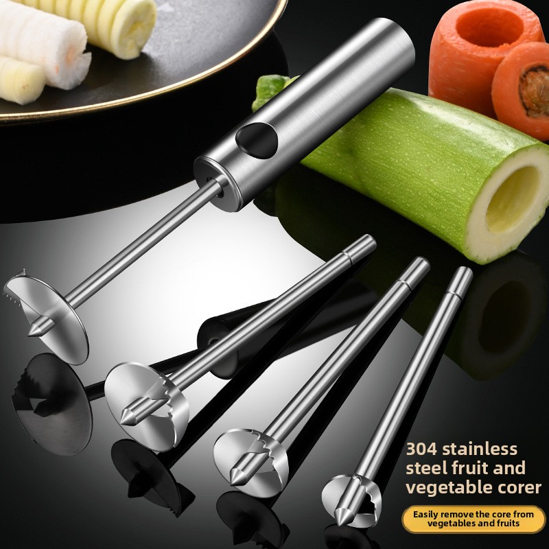 Vegetable Kitchen Gadgets - ชุดอุปกรณ์ครัว 1 ชุด เครื่องเจาะผัก เครื่องคว้าน เครื่องทำผักเกลียว