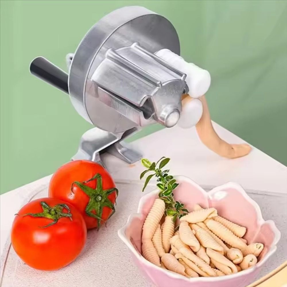 Kitchen Gadgets Pasta - เครื่องทำคาวาเตลลีแบบมือหมุน ประหยัดแรง ใช้งานง่าย สำหรับทำมักกะโรนี เหมาะสำหรับร้านอาหาร