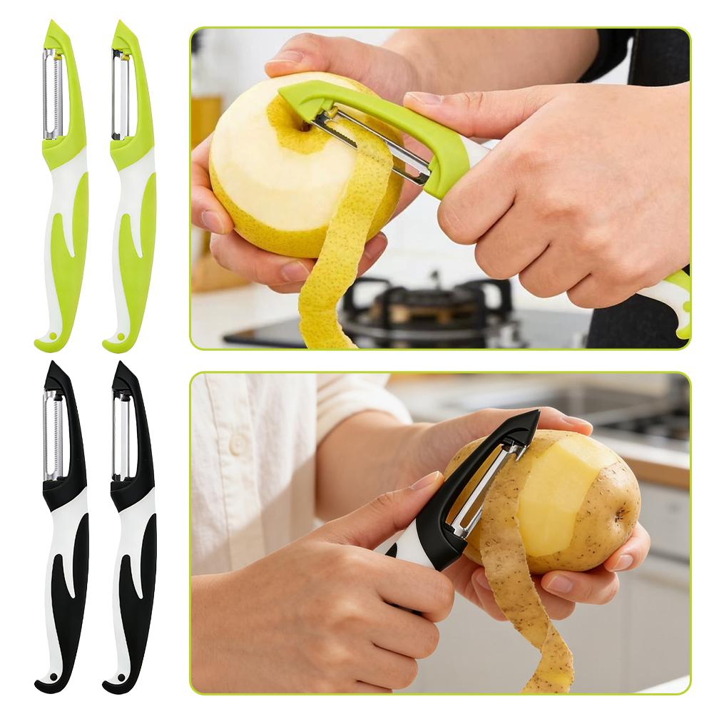 Vegetable Kitchen Gadgets - เครื่องหั่นผัก สแตนเลส ที่ปอกเปลือก มีดหั่น แครอท มันฝรั่ง