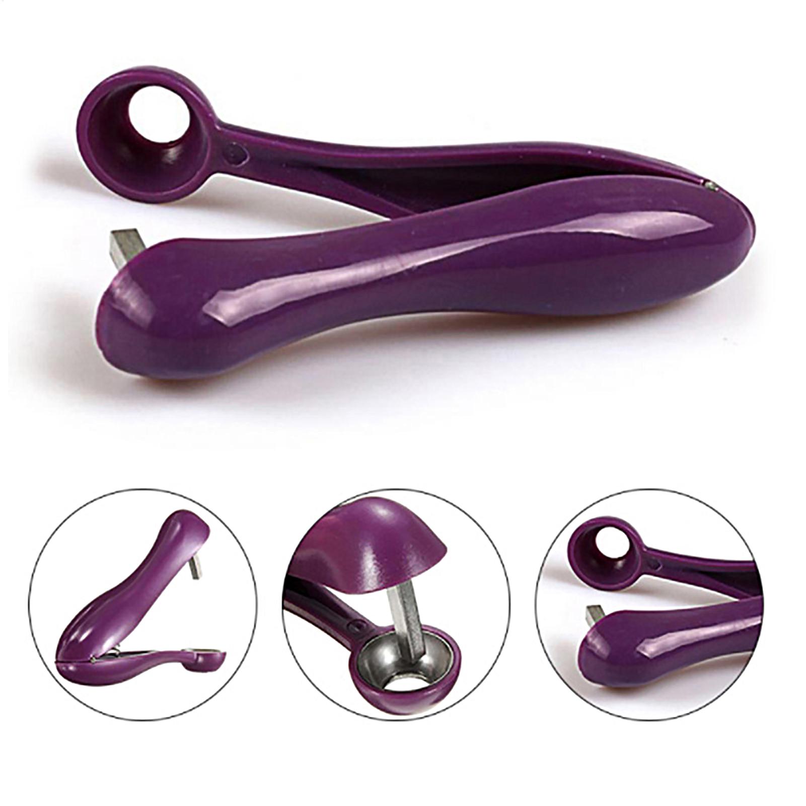 Vegetable Kitchen Gadgets - เครื่องมือแยกเมล็ดเชอร์รี่แบบพกพา อุปกรณ์แยกเมล็ดมะกอก เครื่องมือแยกเมล็ดผลไม้และผัก อุปกรณ์ครัวสำหรับแยกเมล็ดเชอร์รี่