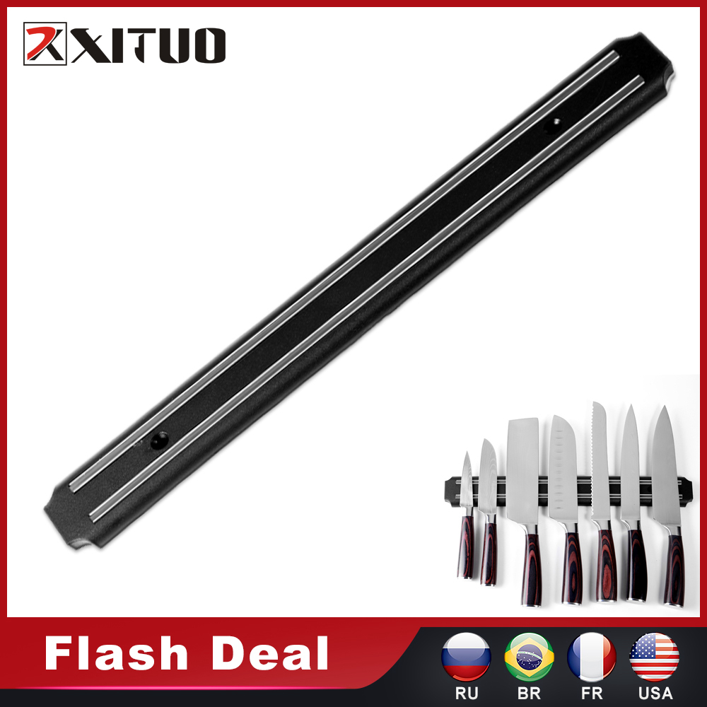 Magnetic Knife Strip - XITUO คุณภาพสูงแม่เหล็กมีดติดผนังเครื่องตัดแถบสแตนเลส Rack Home แม่เหล็กอุปกรณ์ครัว