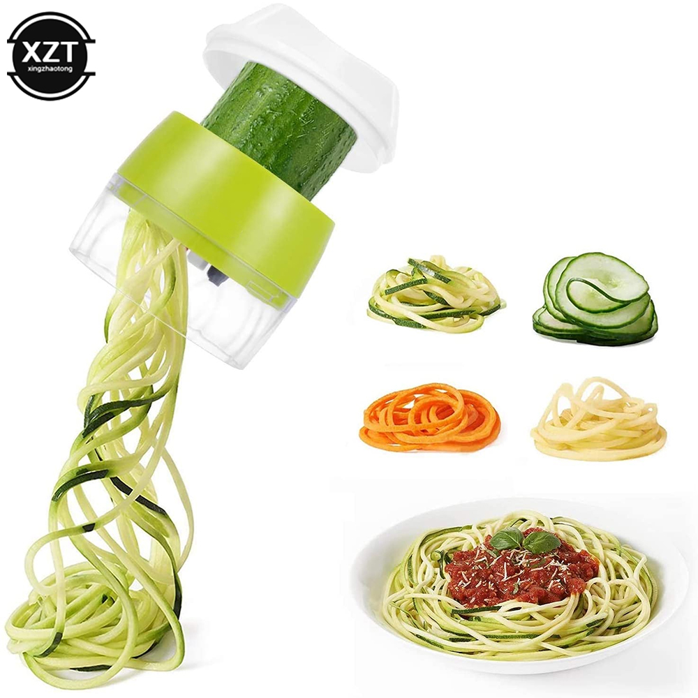 Kitchen Gadgets Pasta - มือถือ Duty Spiralizer ผักเครื่องตัดเครื่องตัดเครื่องตัดเกลียวผัก Zucchini พาสต้าเส้นก๋วยเตี๋ยวปาเก็ตตี้