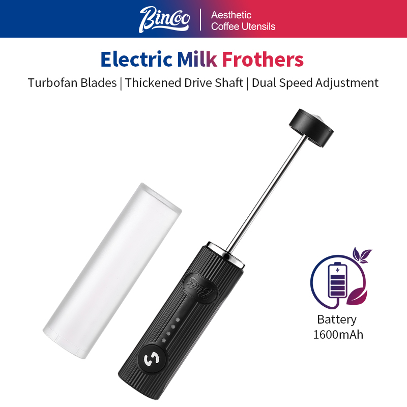 Kitchen Gadgets Products - BINCOO เครื่องตีฟองกาแฟไฟฟ้า USB ชาร์จ 2 ความเร็วโฟม
