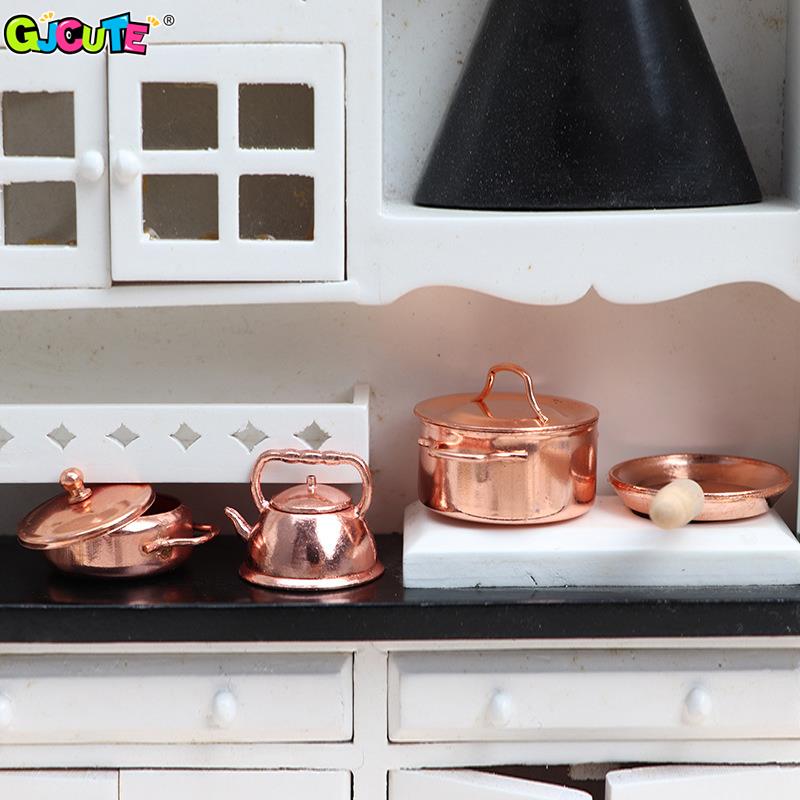 บ้านตุ๊กตา1:12จิ๋ว1ชุดกะทะหม้อ - Kitchen Gadgets And Toys บทวิจารณ์และราคา