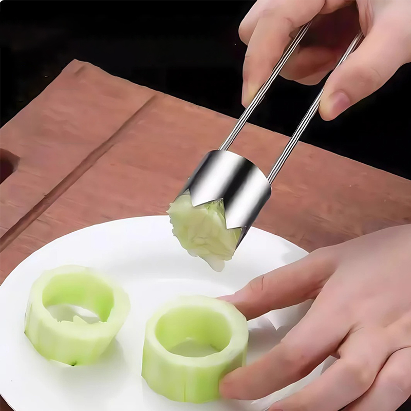ผลไม้สแตนเลส Core Remover Appl - Vegetable Kitchen Gadgets บทวิจารณ์และราคา