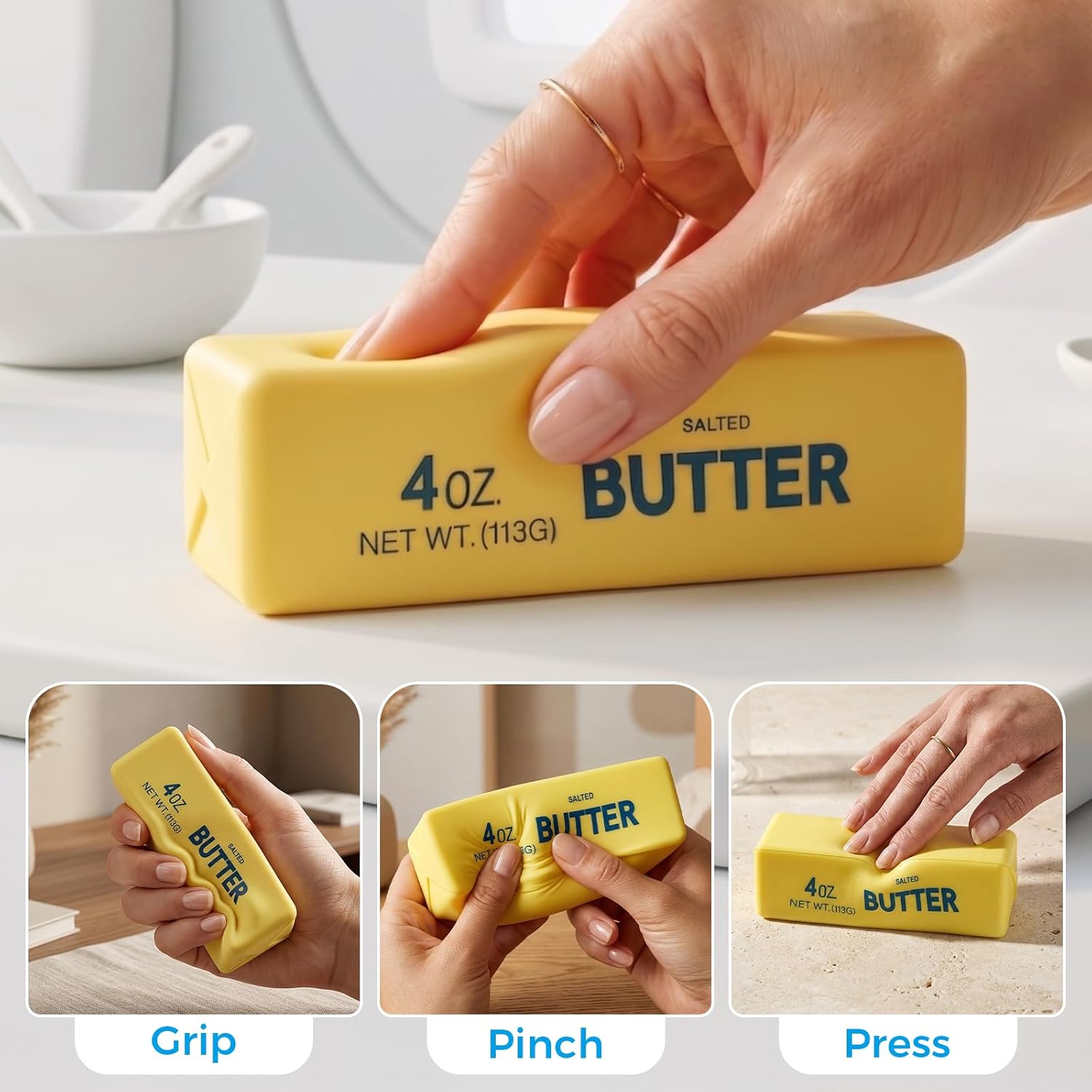 แท่งบัตเตอร์ซิลิโคนบีบเล่น ลดค - Kitchen Gadgets And Toys บทวิจารณ์และราคา