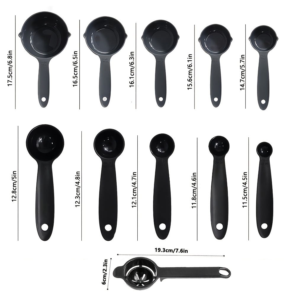 ชุดถ้วยตวงพลาสติก 11 ชิ้น และท - Kitchen Gadgets Products บทวิจารณ์และราคา
