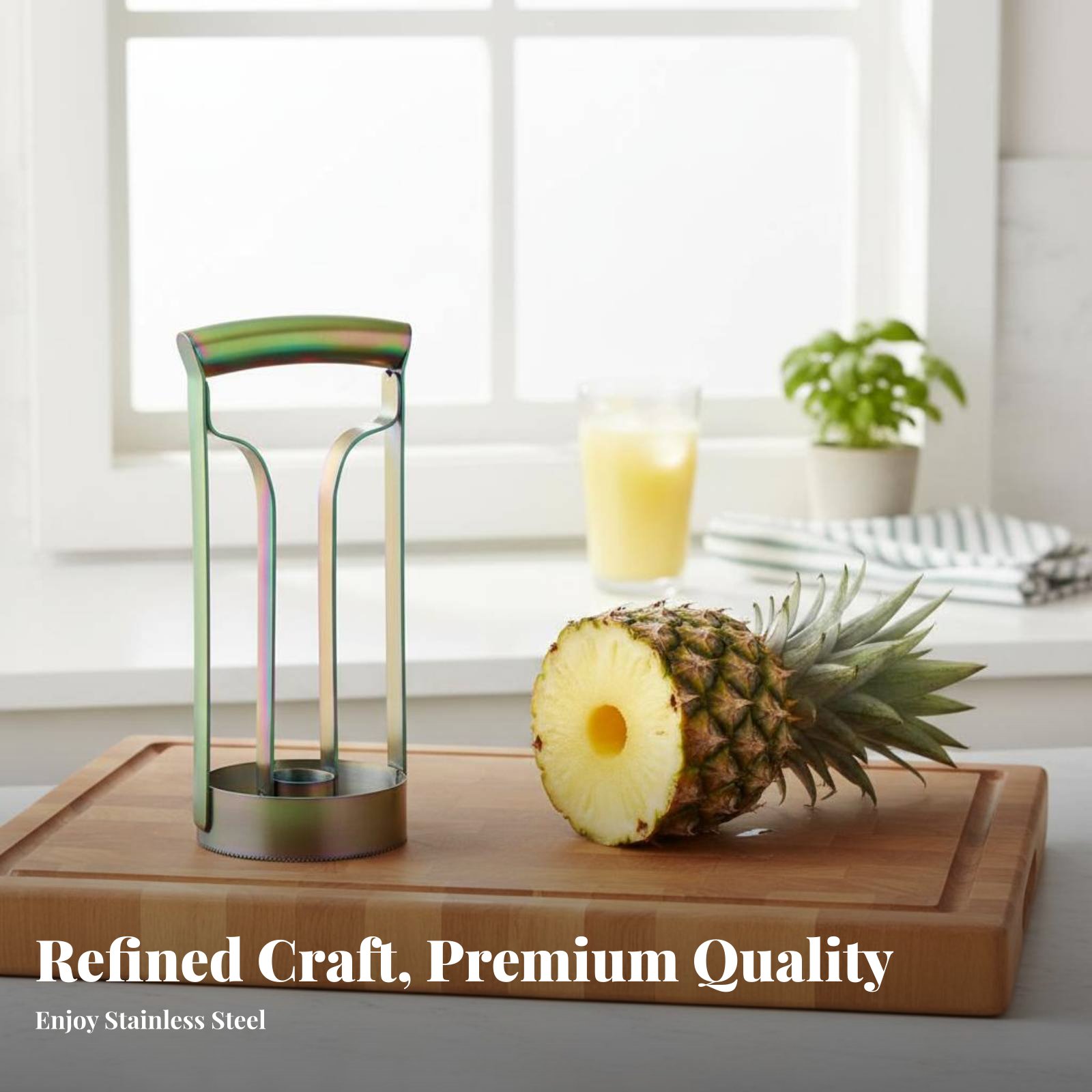 เครื่องตัดสับปะรดสแตนเลส ตัดแก - Vegetable Kitchen Gadgets บทวิจารณ์และราคา