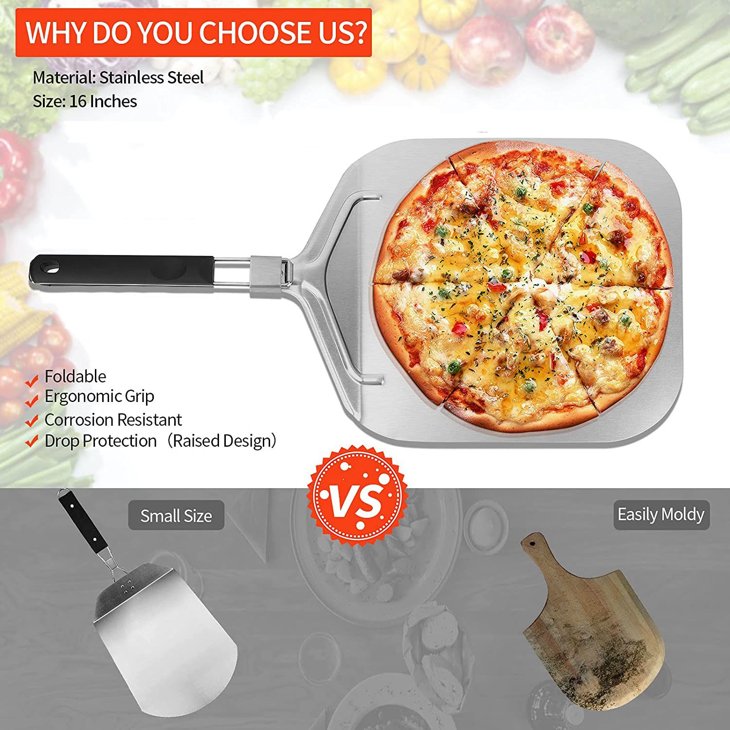 วีเอสฟเอสเอฟเอส! พับอลูมิเนียม - Pizza Stone Baking บทวิจารณ์และราคา