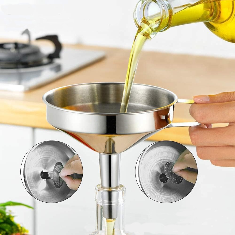 กรวยกรองน้ำมันสแตนเลส 1 ชิ้น ป - Kitchen Gadgets Products บทวิจารณ์และราคา