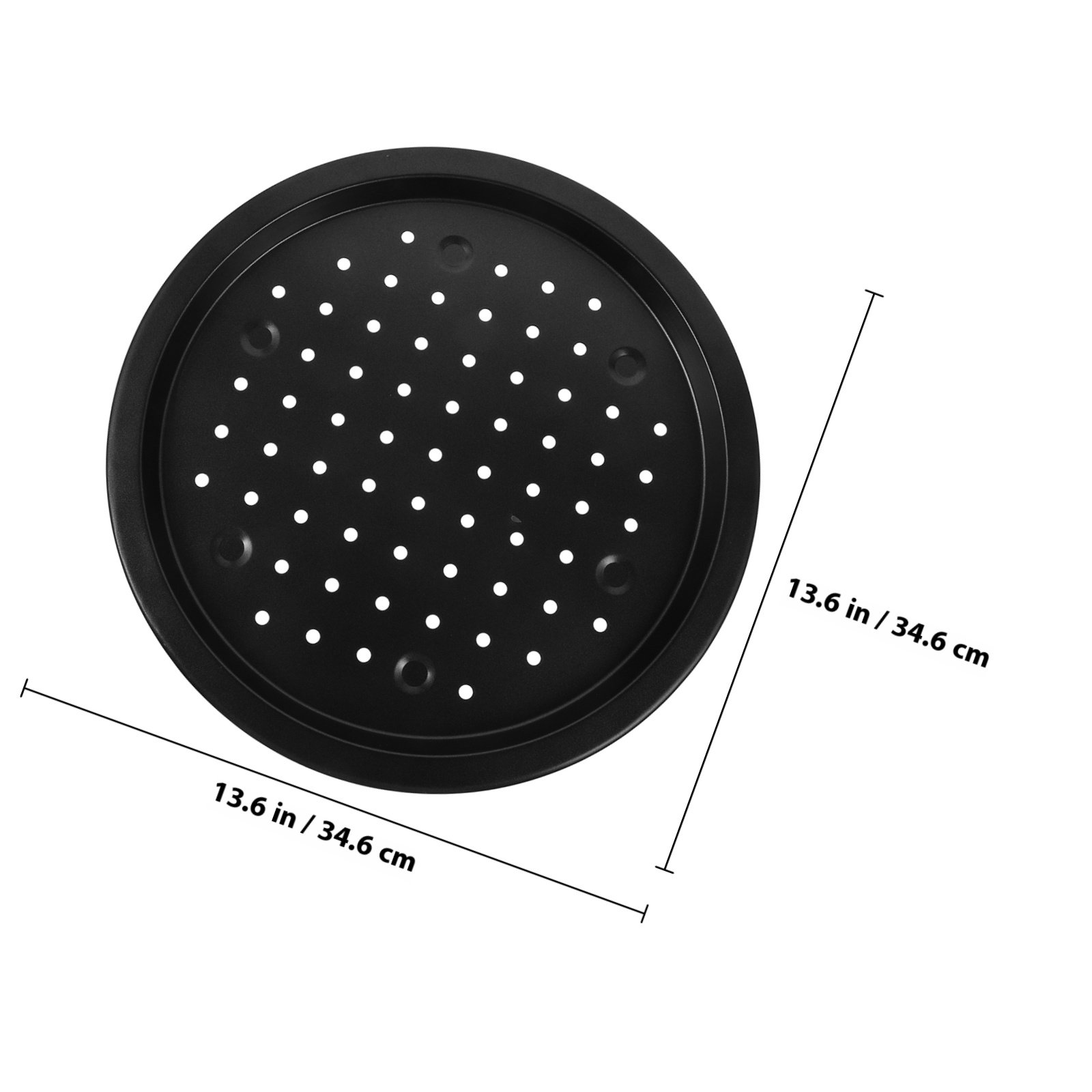 ถาดอบพิซซ่าแบบมีรู 2 ชิ้น ถาดอ - Pizza Stone Baking บทวิจารณ์และราคา