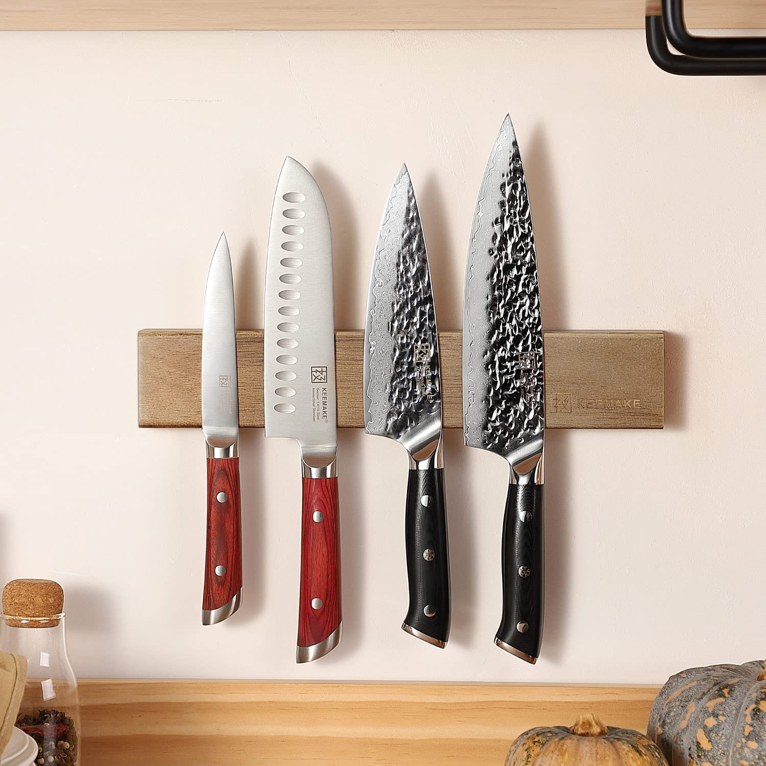 Keemake tempat pisau MAGNET สำ - Magnetic Knife Strip บทวิจารณ์และราคา