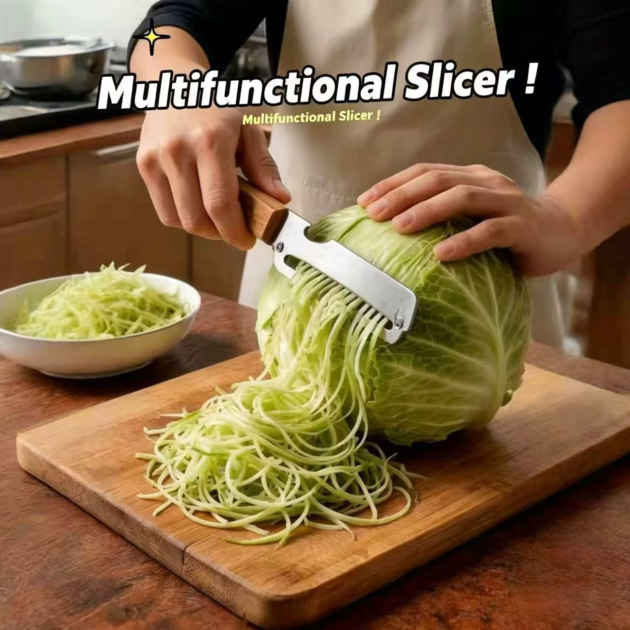 ที่ปอกผัก 3-in-1 พร้อมด้ามไม้แ - Vegetable Kitchen Gadgets บทวิจารณ์และราคา