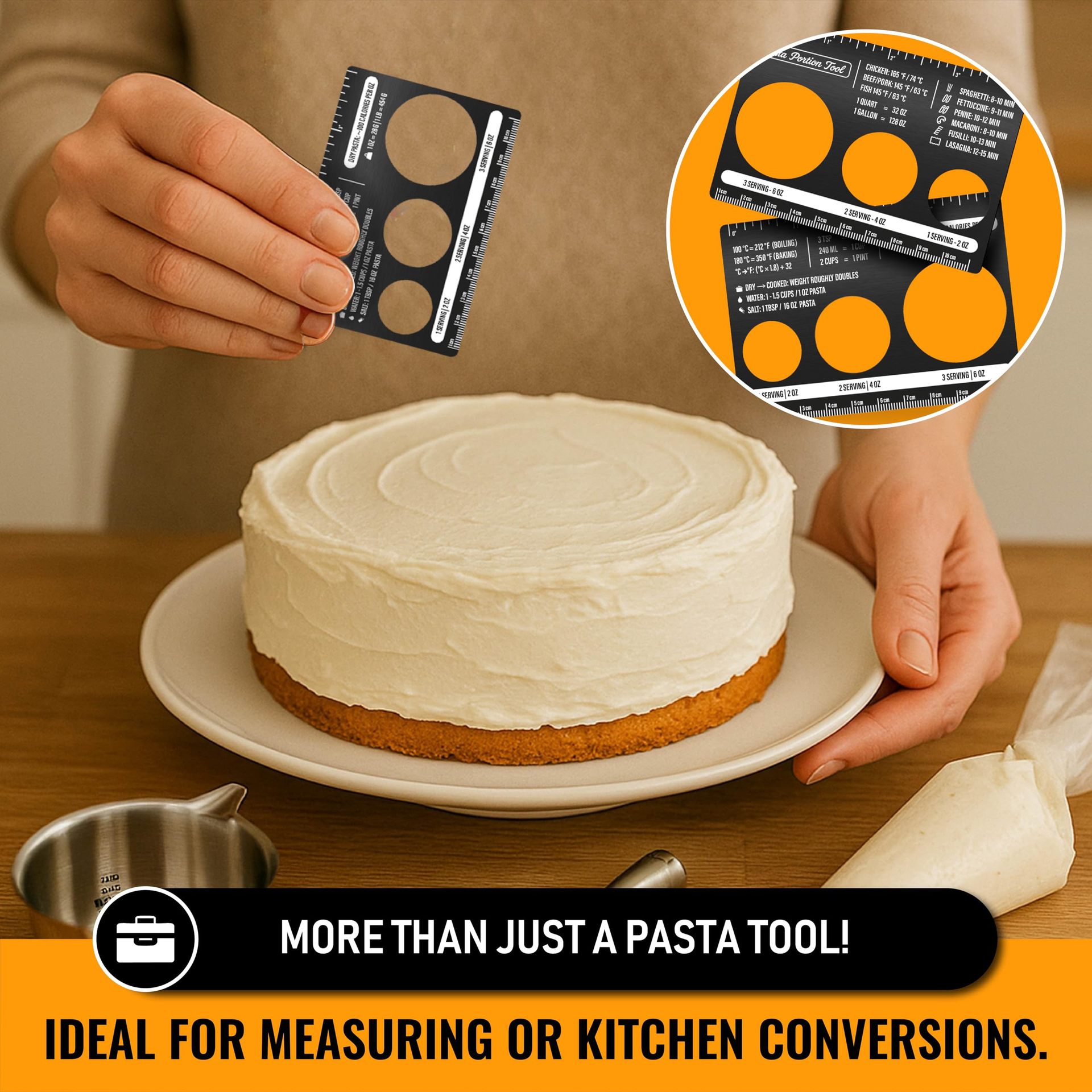 เครื่องวัดสปาเก็ตตี้แบบพกพา ดี - Kitchen Gadgets Pasta บทวิจารณ์และราคา