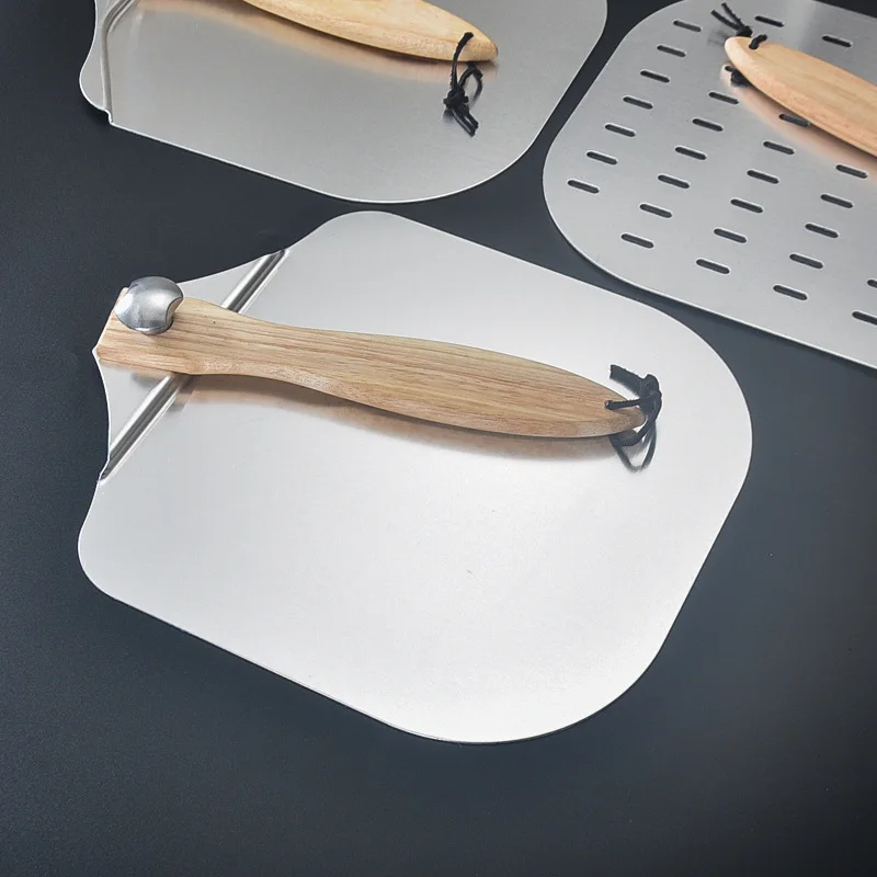 ไม้พายพิซซ่าอะลูมิเนียม: อุปกร - Pizza Stone Baking บทวิจารณ์และราคา