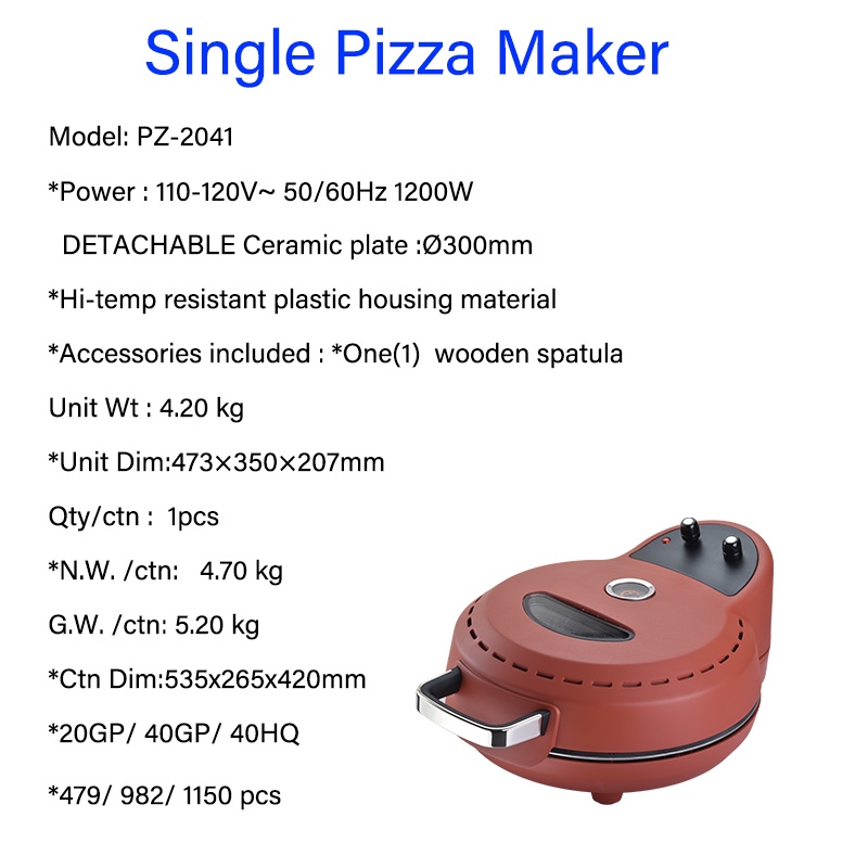 เตาอบพิซซ่าไฟฟ้าแบบพกพาขนาด 12 - Pizza Stone Baking บทวิจารณ์และราคา