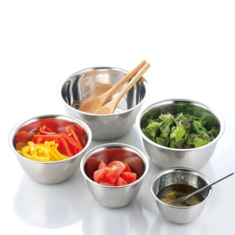 ชามผสมอาหารแบบพกพาชามสแตนเลสสำ - Kitchen Gadgets Products บทวิจารณ์และราคา