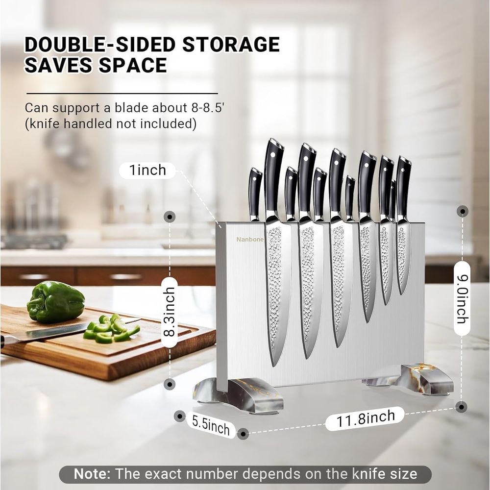 แท่นวางแม่เหล็กแบบไม่มีใบมีด ท - Magnetic Knife Strip บทวิจารณ์และราคา
