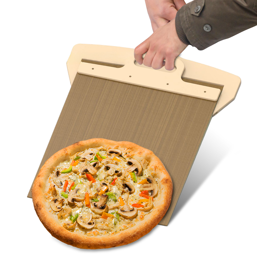 ไม้พายพิซซ่าแบบเลื่อนได้ขนาด12 - Pizza Stone Baking บทวิจารณ์และราคา