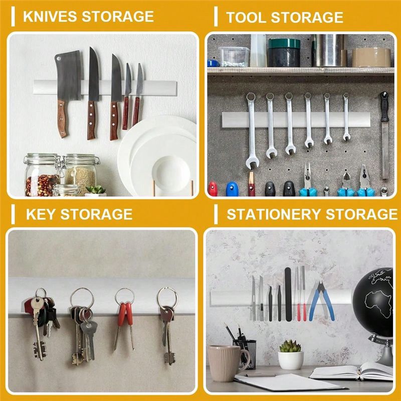 A76K ที่วางมีดแม่เหล็กอเนกประส - Magnetic Knife Strip บทวิจารณ์และราคา