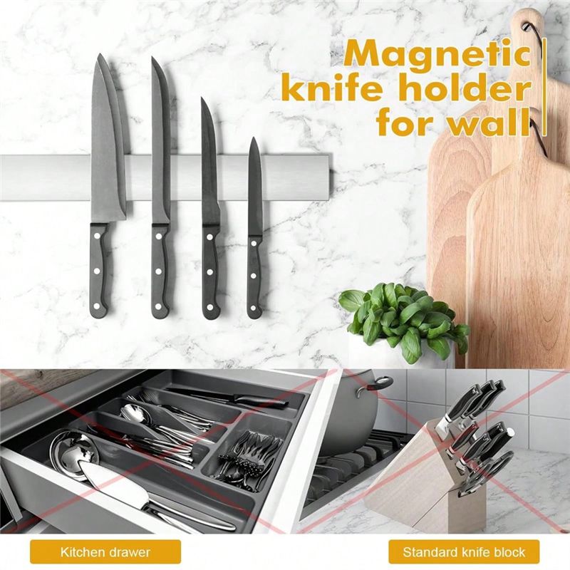 A76K ที่วางมีดแม่เหล็กอเนกประส - Magnetic Knife Strip บทวิจารณ์และราคา