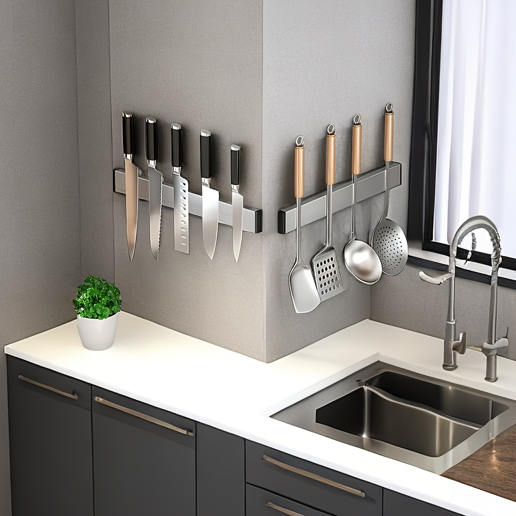 1 PC ผู้ถือมีดแม่เหล็กสําหรับม - Magnetic Knife Strip บทวิจารณ์และราคา