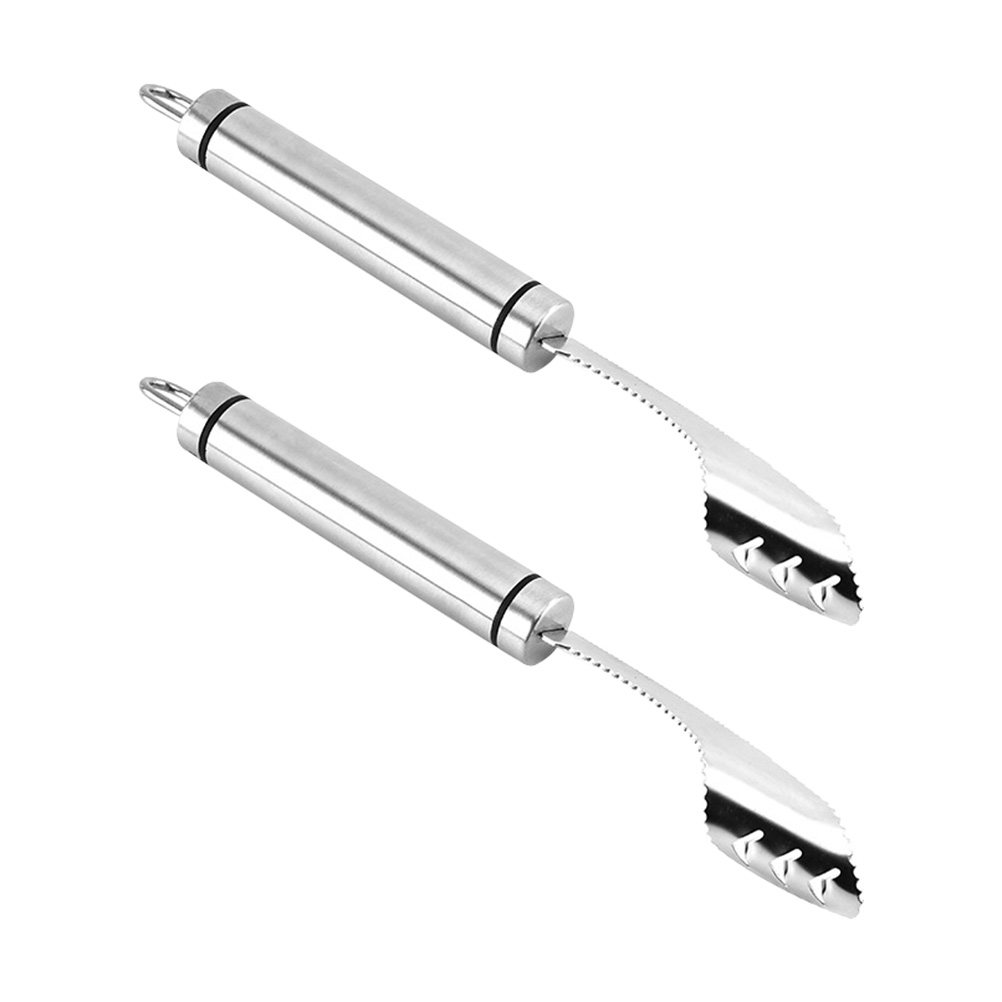 ที่คว้านเมล็ดพริกสแตนเลส 2 ชิ้ - Kitchen Gadgets Kitchen บทวิจารณ์และราคา
