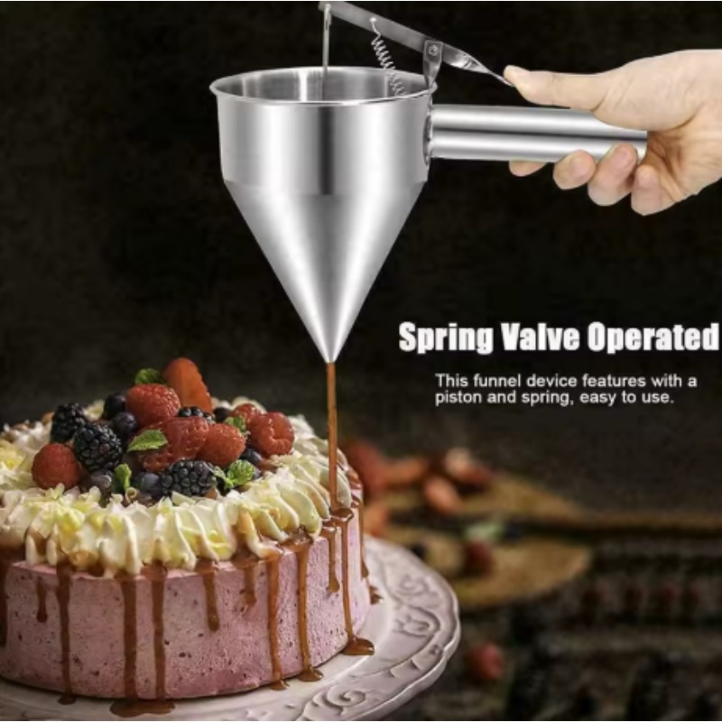 กรวยจ่ายของเหลวสแตนเลสขนาด 600 - Kitchen Gadgets Products บทวิจารณ์และราคา