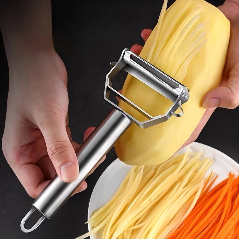 ที่ปอกเปลือกสแตนเลสสำหรับครัว  - Vegetable Kitchen Gadgets บทวิจารณ์และราคา