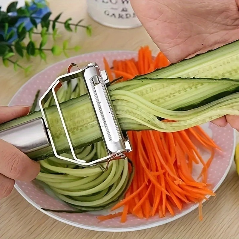 ที่ปอกเปลือกสแตนเลสสำหรับครัว  - Vegetable Kitchen Gadgets บทวิจารณ์และราคา