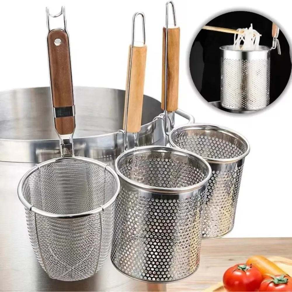 กรวยสแตนเลสหนาพร้อมด้ามไม้ อุป - Kitchen Gadgets Pasta บทวิจารณ์และราคา