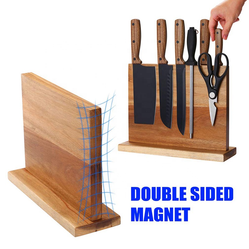 ที่วางมีดแม่เหล็กไม้กระถินเทศ  - Magnetic Knife Strip บทวิจารณ์และราคา