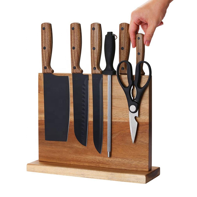 ที่วางมีดแม่เหล็กไม้กระถินเทศ  - Magnetic Knife Strip บทวิจารณ์และราคา