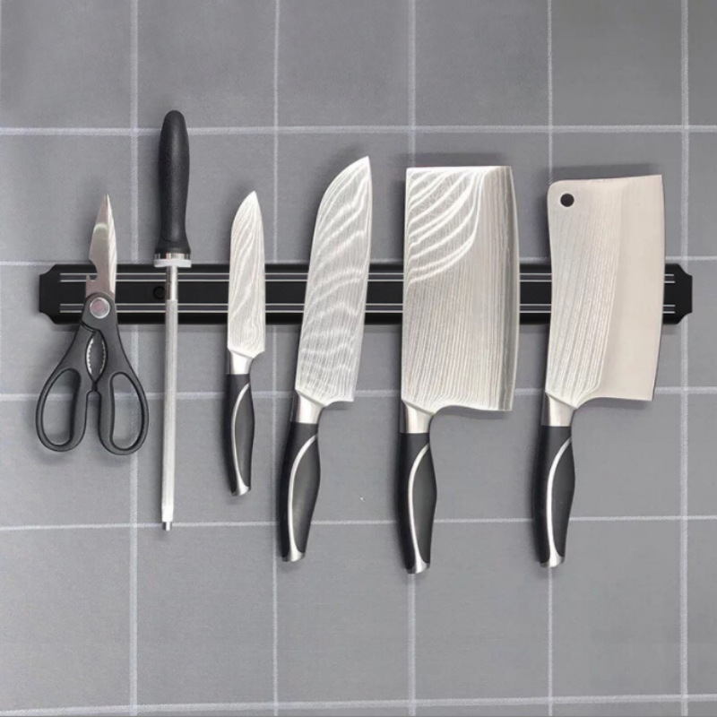 สแตนเลสติดผนังมีดแม่เหล็กที่มี - Magnetic Knife Strip บทวิจารณ์และราคา