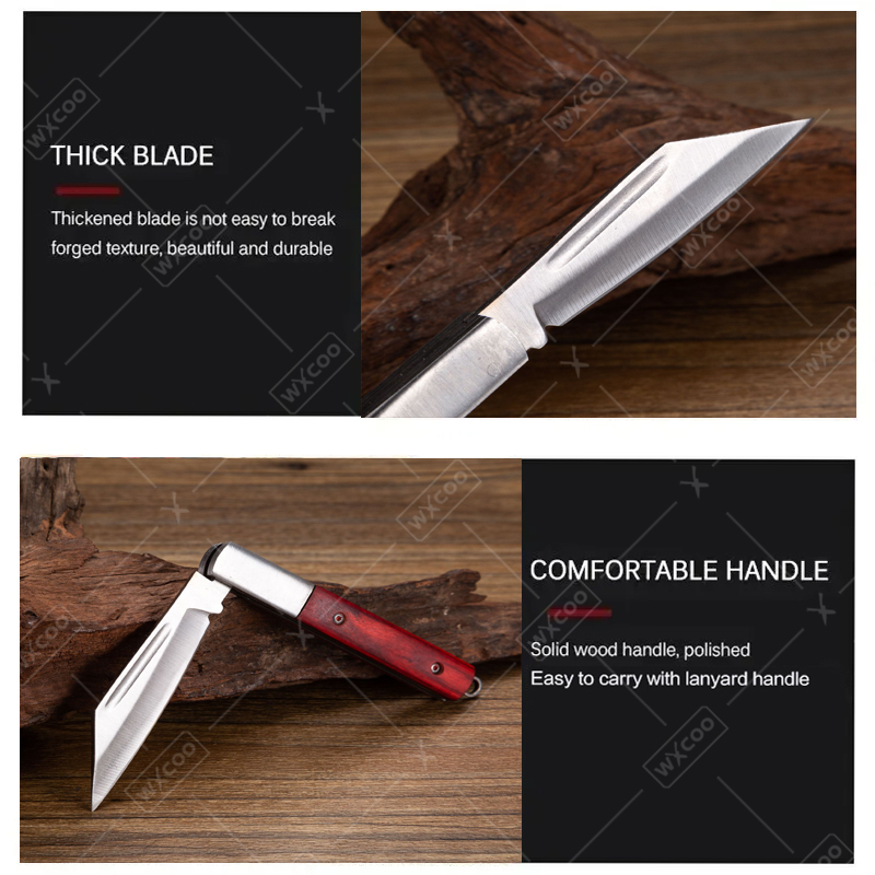 มีดพกพาสแตนเลส ด้ามไม้พะยูง มี - Kitchen Gadgets Products บทวิจารณ์และราคา